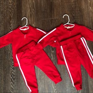 Baby Track Suit Set for Twins